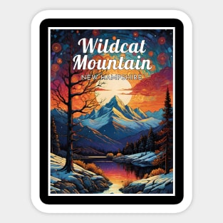 Wildcat mountain new hampshire usa ski Sticker